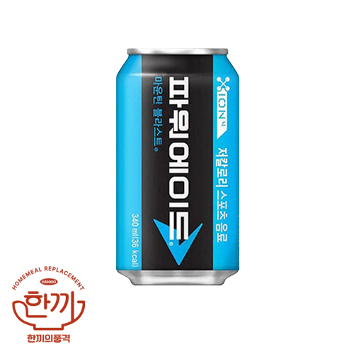 파워에이드(뚱)M/B340ml캔(코카)