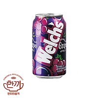 웰치스포도(뚱)355ml캔(농심)