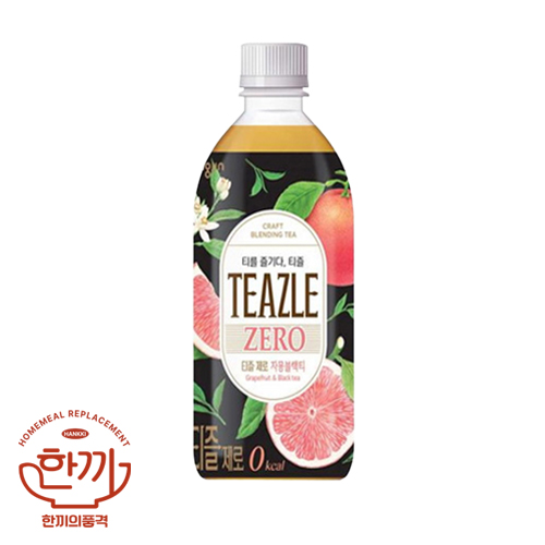티즐(제로)자몽블랙티500ml펫(웅진)