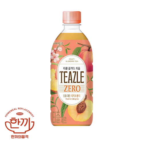 티즐(제로)피치우롱티500ml펫(웅진)