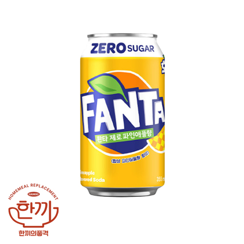 환타(제로)파인(뚱)355ml캔(코카)