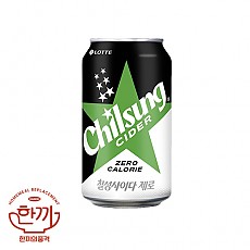 칠성사이다(제로)355ml캔(롯데칠성)