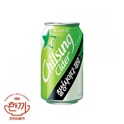 칠성사이다(제로)그린플럼355ml캔(롯데칠성
