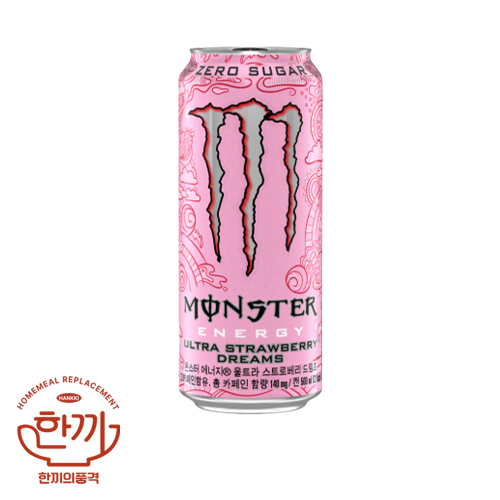 몬스터에너지-스트로베리(뚱)355ml캔(코카)