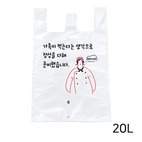 착한비닐인쇄 배달봉투(중)