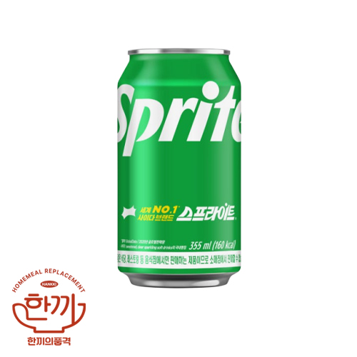 스프라이트(뚱)355ml캔(코카)