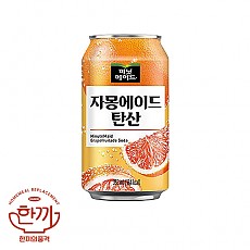 자몽에이드탄산(뚱)355ml캔(해태음료)