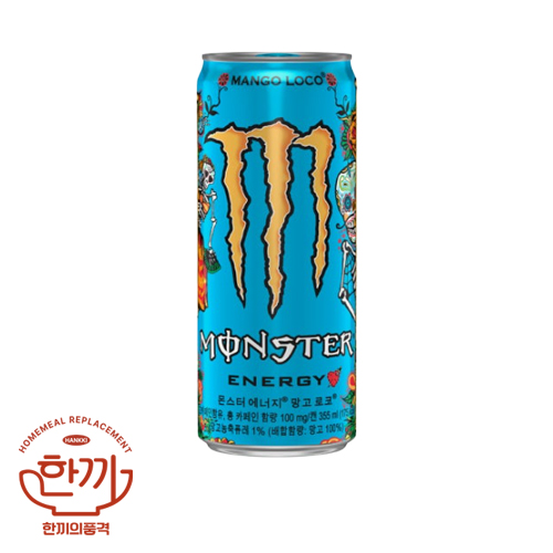 몬스터에너지-망고로코(뚱)355ml캔(코카)