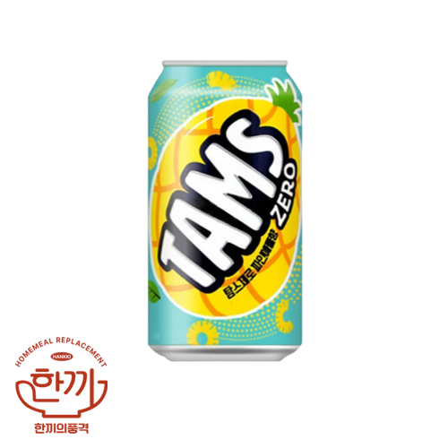 탐스파인애플(제로)355ml캔(롯데칠성)