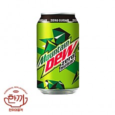 마운틴듀(뚱)제로355ml캔(롯데칠성)